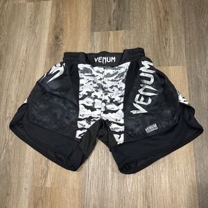 Venum Shorts Mens XS 30‎ MMA Boxing Lined Winter Camo Fighting